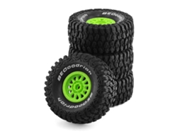 4 Pneus Brancos B135mm Caminhão Percurso Curto Deserto 1/7/8 Hexágono 17mm Off road Arrma Mojave Udr Yikong Df7 Fs MDUG