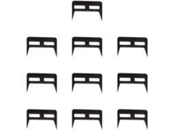 Conjunto De 10 Peças Mini Pinças Aço Reforçado Para Patas Cachorro Em