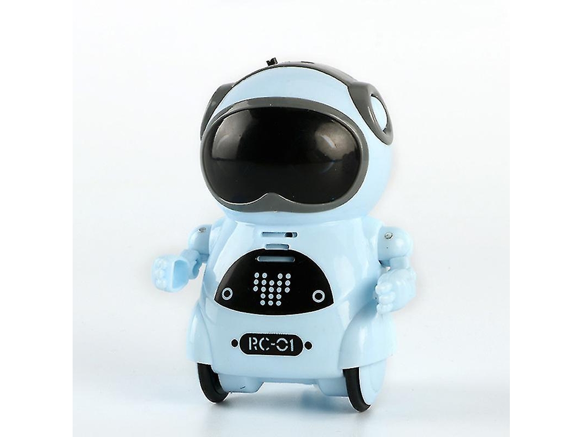 Pocket Robot Mini Robô Brinquedos Presente Falando Diálogo Interativo Reconhecimento De Voz Gravar Cantar Slowmoose