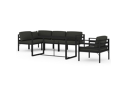 Garden Lounge Set, Garden Lounge Sets Vidaxl Antracite Alumínio (n/a)
