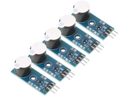 Módulo de alarme sonoro Active Campainha com 5 unidades, brinquedo eletrônico com alarme, 3, 3V a 5V, temporizadores com controle de