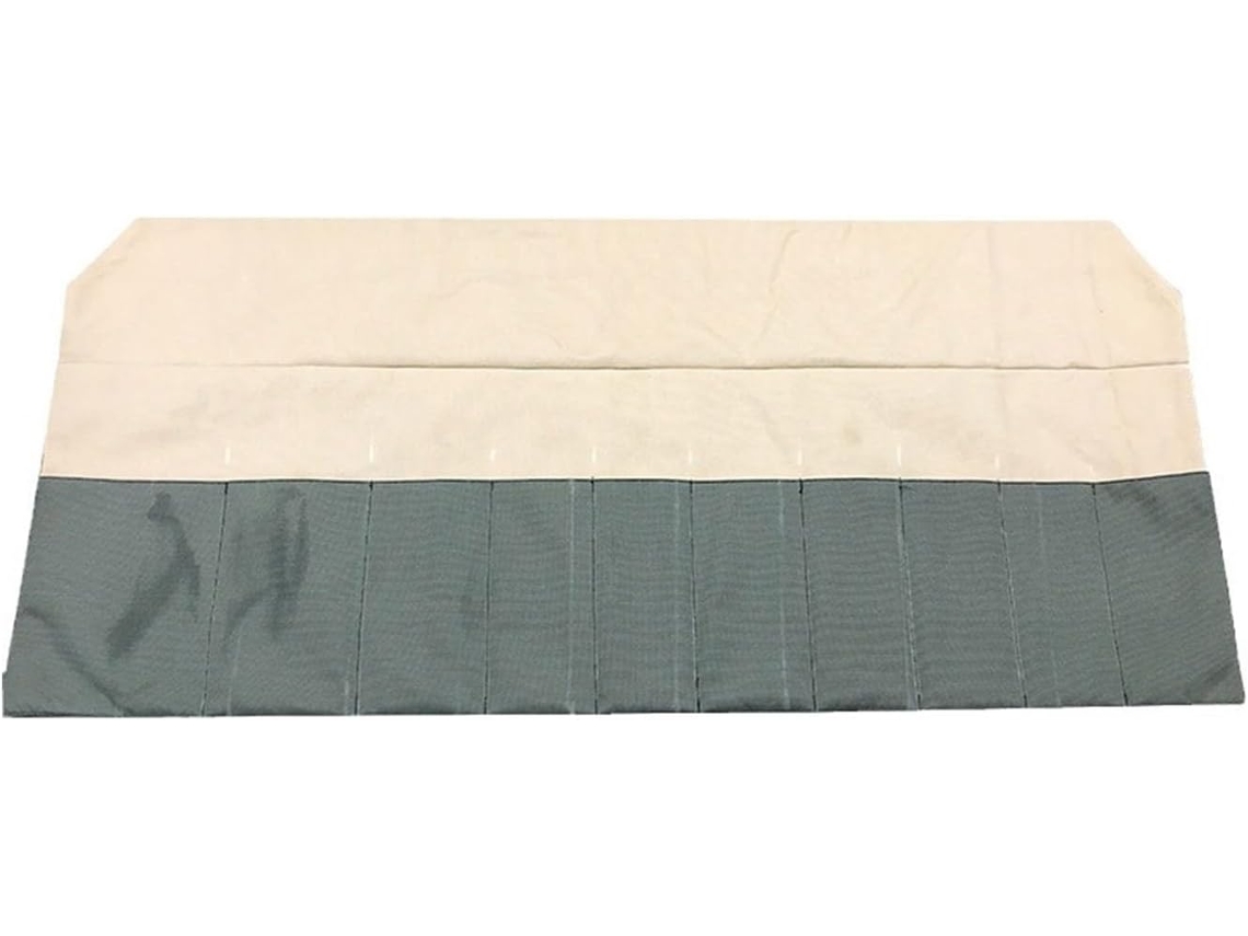 Sacos de lona enrolados para guardar ferramentas de jardim, com 10 compartimentos multifuncionais, núcleos brancos E