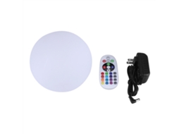 VYLARA Bola de luz LED recarregável, sem fio, à prova d'água, decoração de paisagem colorida, 25 cm