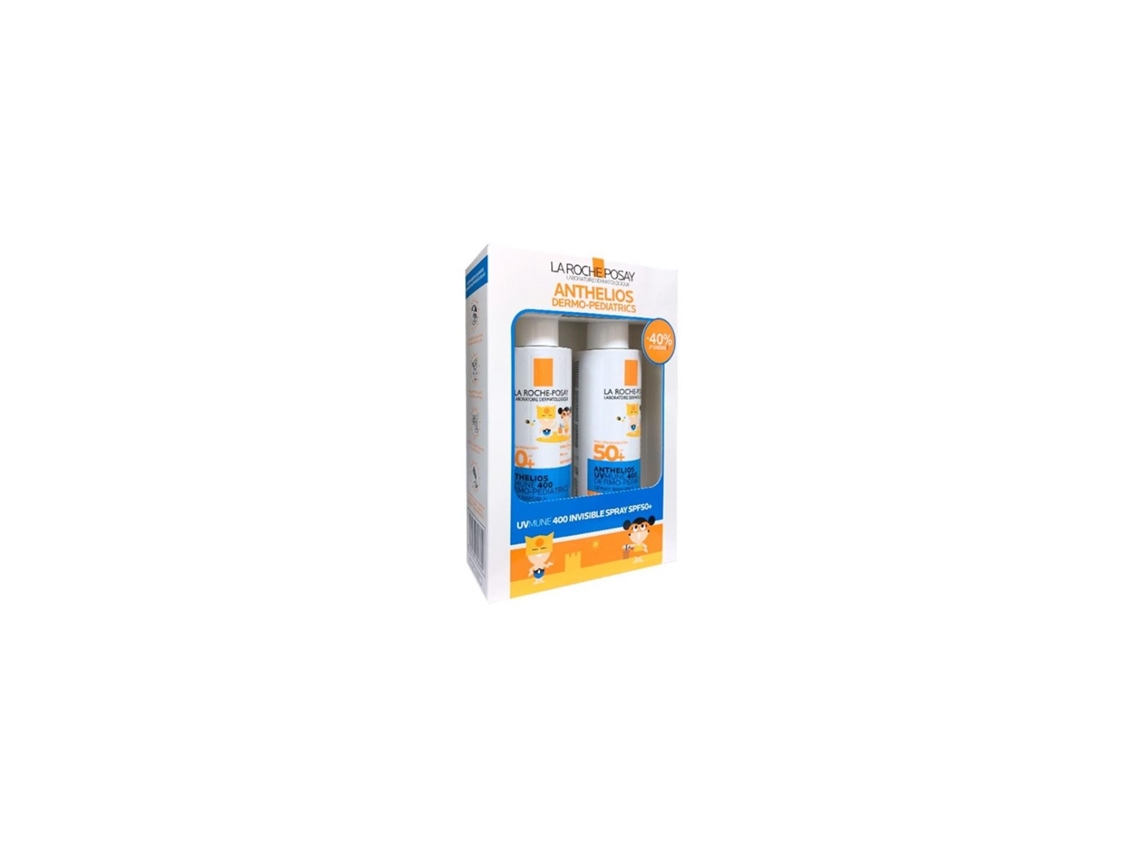 Duplo Anthelios Uvmune 400 Spray Invisível Dermo Pediatrics Fps50 200ml. La Roche Posay