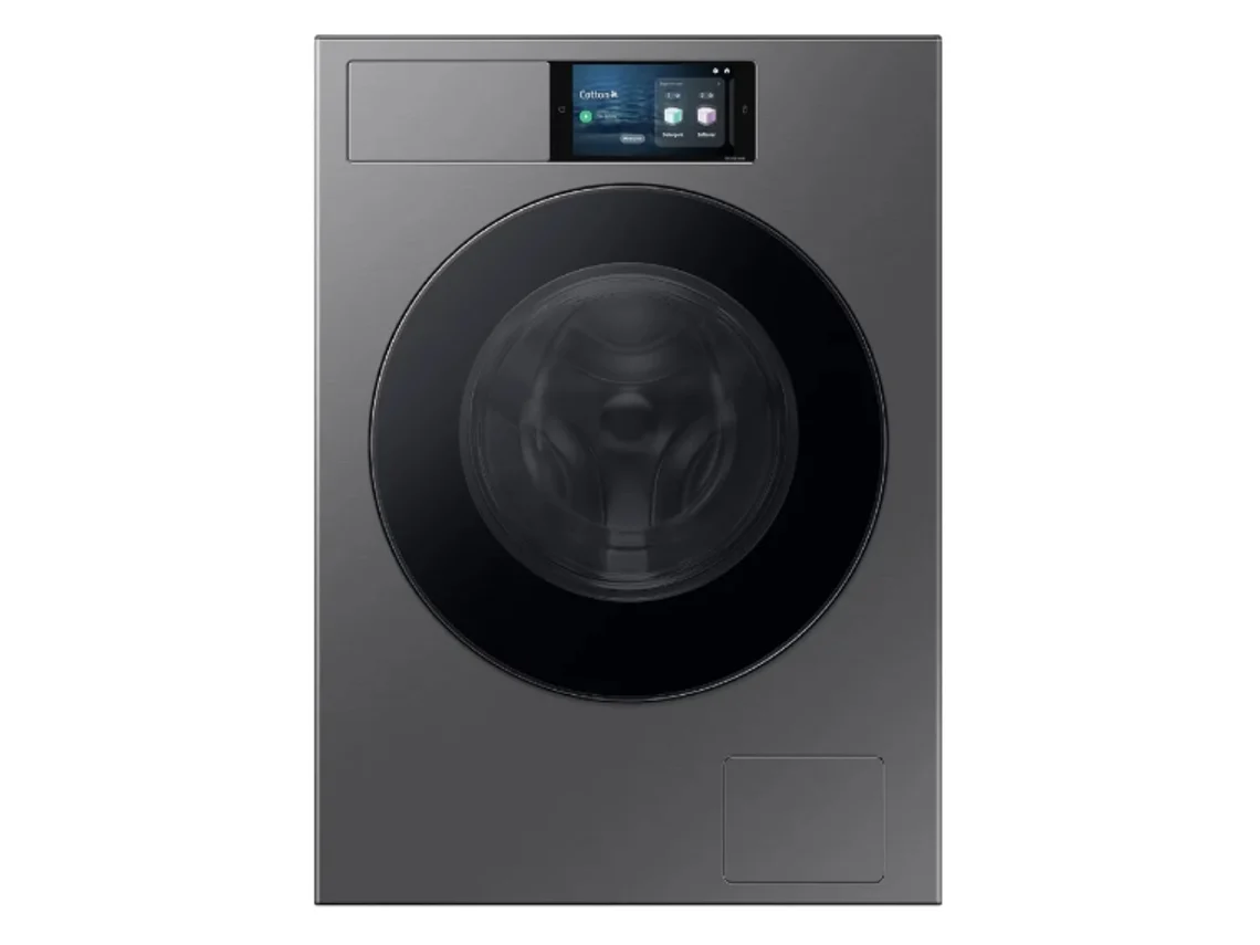 Máquina de Lavar Roupa SAMSUNG WF90F09C4SU3 (9 Kg - 1400 rpm  - Inox)