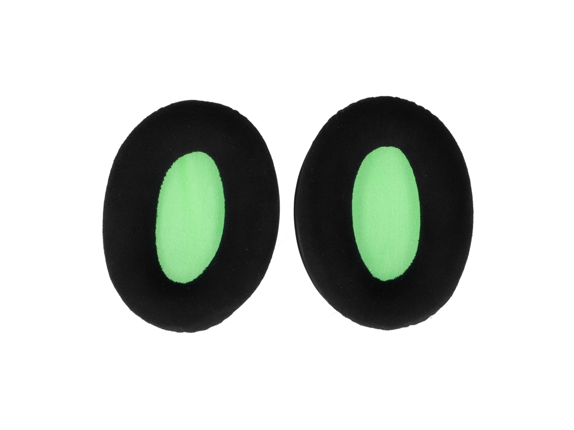 Protetores de fone de ouvido Lurelia para HyperX Cloud II KHX HSCP, com couro sintético e espuma viscoelástica, verde.