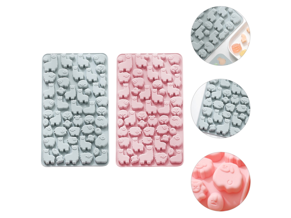 Peças Molde Antiaderente Para Guloseimas De Cachorro Molde De Gelatina Molde De Chocolate Silicone SUNNY SPACES