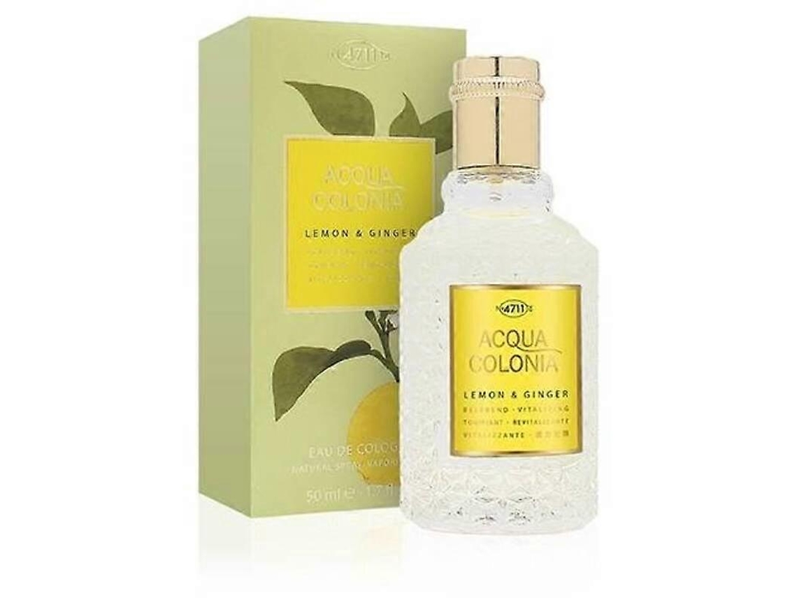 Eau De Cologne, Aroma Limão E Gengibre, Splash E Spray, 50ml, Refrescante