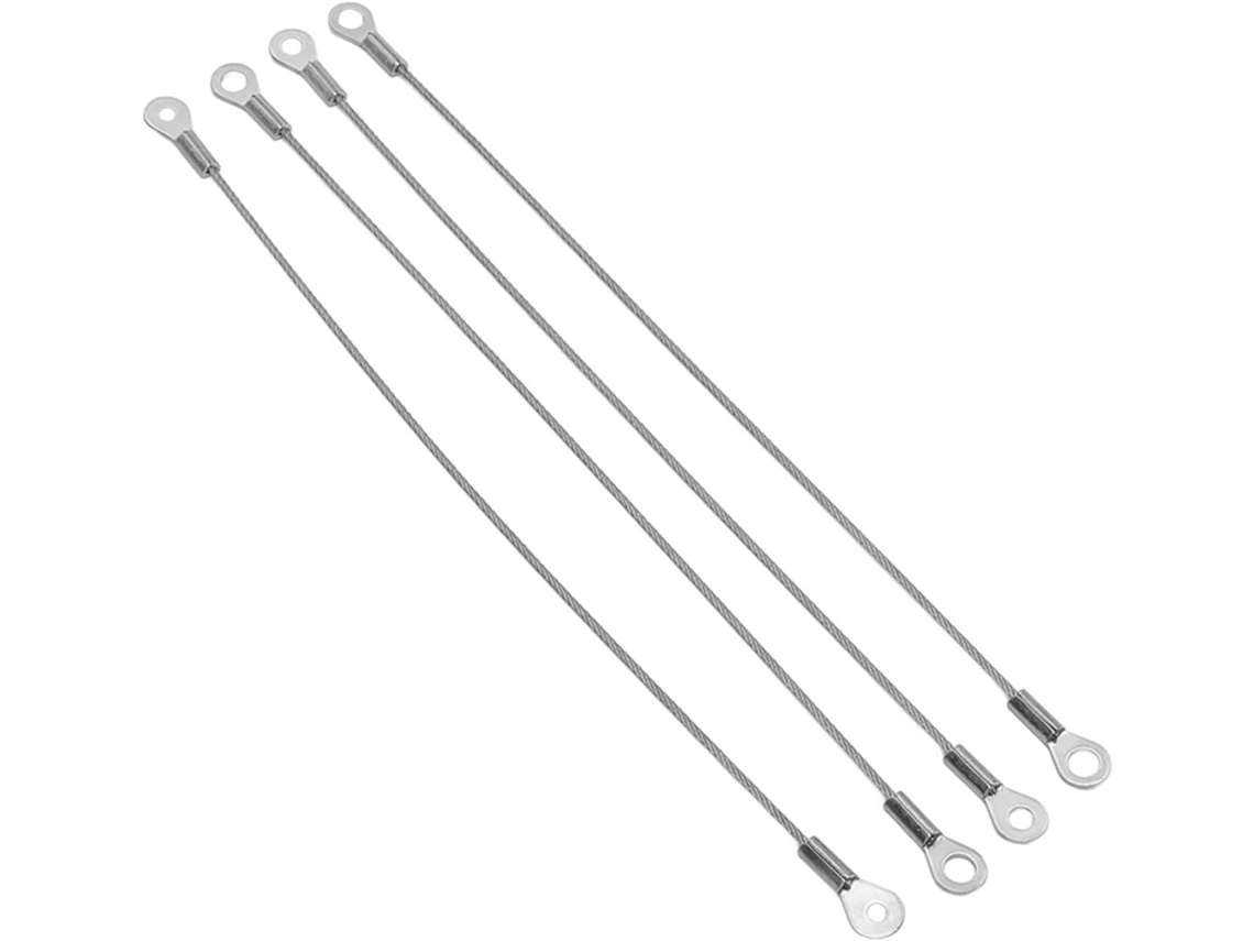 Fio Para Pendurar, Conjunto De 4 Peças, Fio Leve Com Laço, Capacidade De Carga 15kg, Fio De Segurança Resistente À Queda