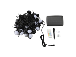 2026 cordón de Luces Solares com 50 Lâmpadas Ip66 Impermeável Decorativo para Jardim e Pátio Exterior