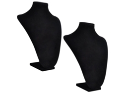 Necklace Holder, Necklace Holders Vidaxl Preto Flanela