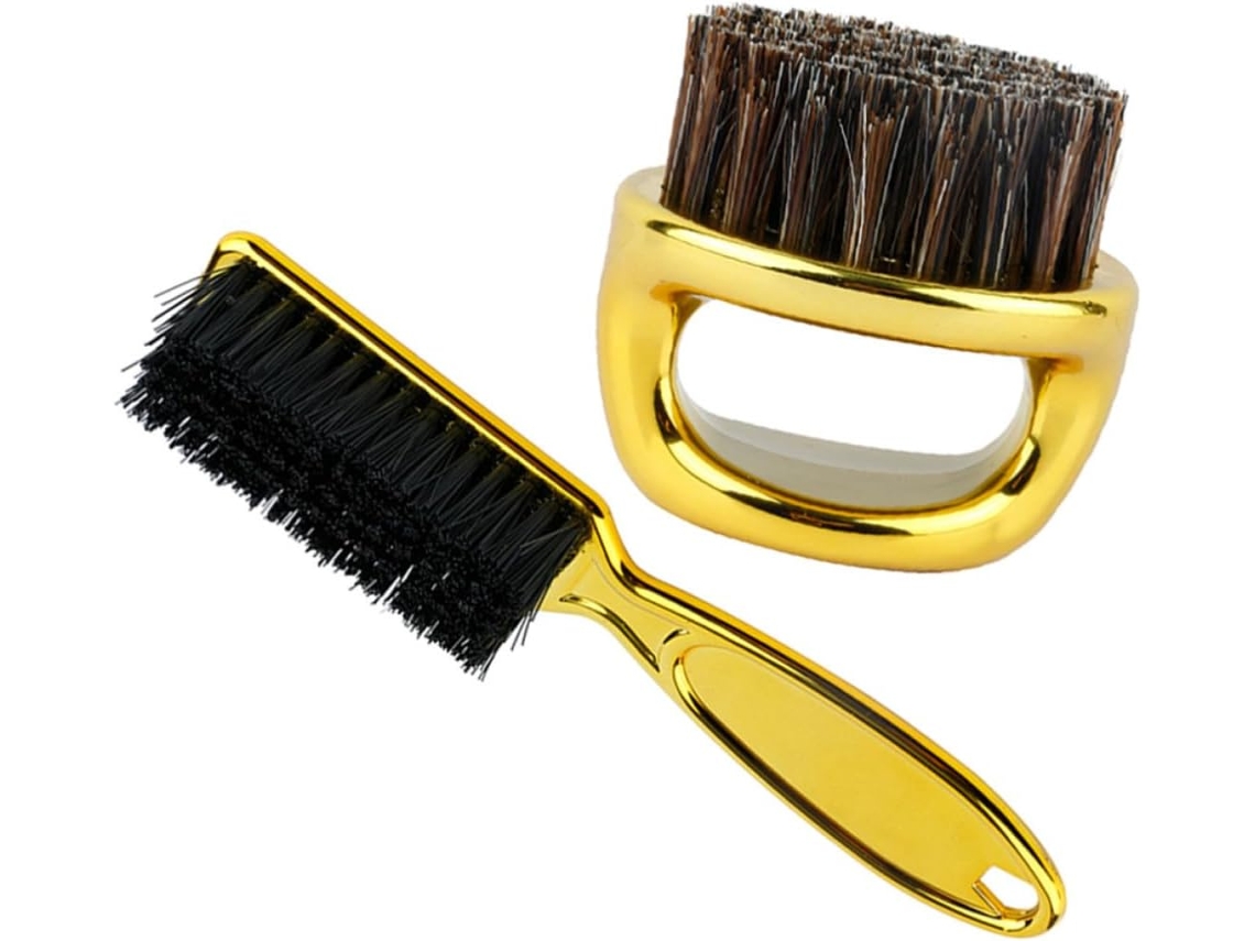 Escova De Barbeiro Para Pescoço Com Cerdas Macias, Escova De Limpeza Para Cabelo E Barba Masculina, Ferramenta Precisa