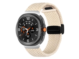 Pulseira Trançada Dobrável Com Fecho Magnético Para Samsung Galaxy Watch8 / Watch8 Classic