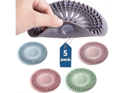 Pequeno Coletor De Cabelo Durável Para Esgoto Do Chuveiro Com Ventosas