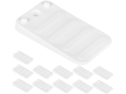 Cunhas Niveladoras Para Móveis, Ajustáveis Em Plástico Abs, Resistentes E Antiderrapantes Para Mesas Sofás, Kit Com 12 Peças