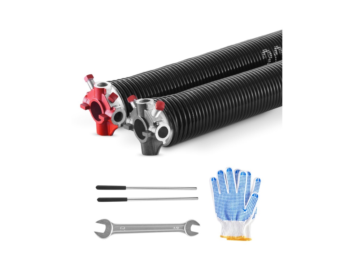 Conjunto De Molas De Torção Para Portões De Garagem Tekmaquinas