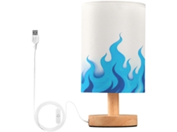 Capa de cabeceira fluorescente azul e branca para bebês, capa de mesa para biblioteca, capa de mesa para meninas