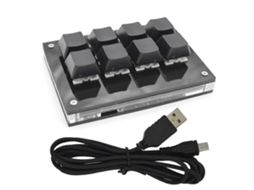 Mini Teclado Portátil Com 8 Teclas E Teclado De Atalho Everley891