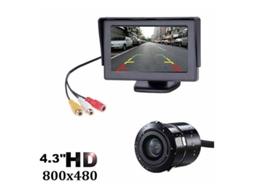 Kit De Sistema De Câmera De Ré Sem Fio Para Carro,caminhão,van,picape,motorhome Monitor 4.3 Para Visão Traseira Btforus