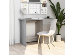 Vidaxl Secretária 100x50x76 Cm Derivados De Madeira Cinzento Sonoma