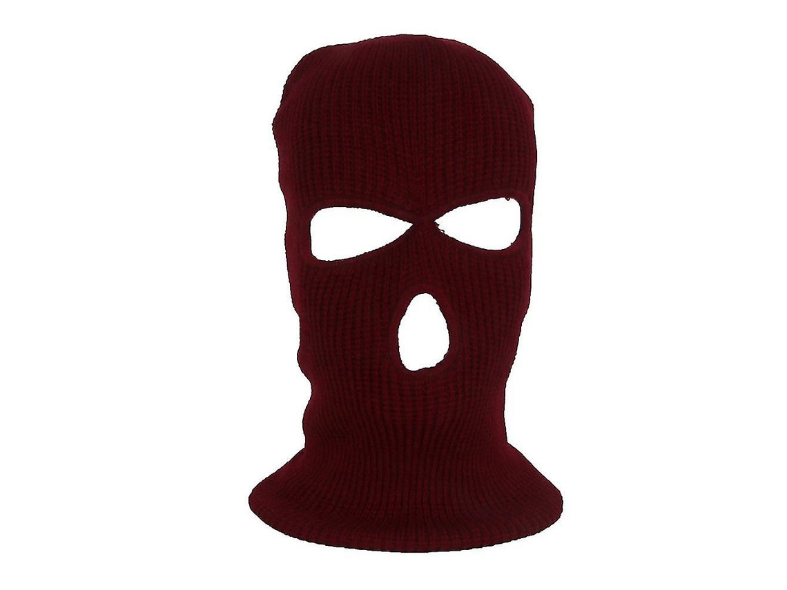 Máscara de Esqui de Cobertura Total, Chapéu de Inverno, Balaclava, Capuz, Chapéu Tático Quente com 3 Furos BRILVIBERA