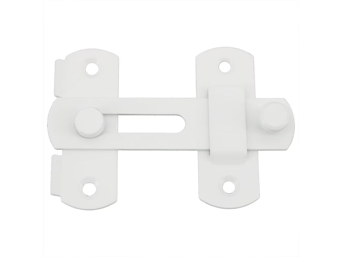 Trinco Interior/exterior em aço inox para janelas, armários, jardim, chapa de 2mm, acabamento escovado S/MARCA
