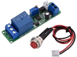 Módulo De Controle Tempo Avançado 12v Temporizador Ajustável Relé