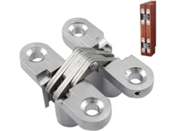 Conjunto De 4 Dobradiças Ocultas Em Aço Inoxidável Com Parafusos, Conector Invisível Para Portas Dobráveis Tipo Janela