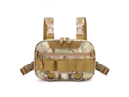 Mochila de Pesca com Suporte para Vara para Homem