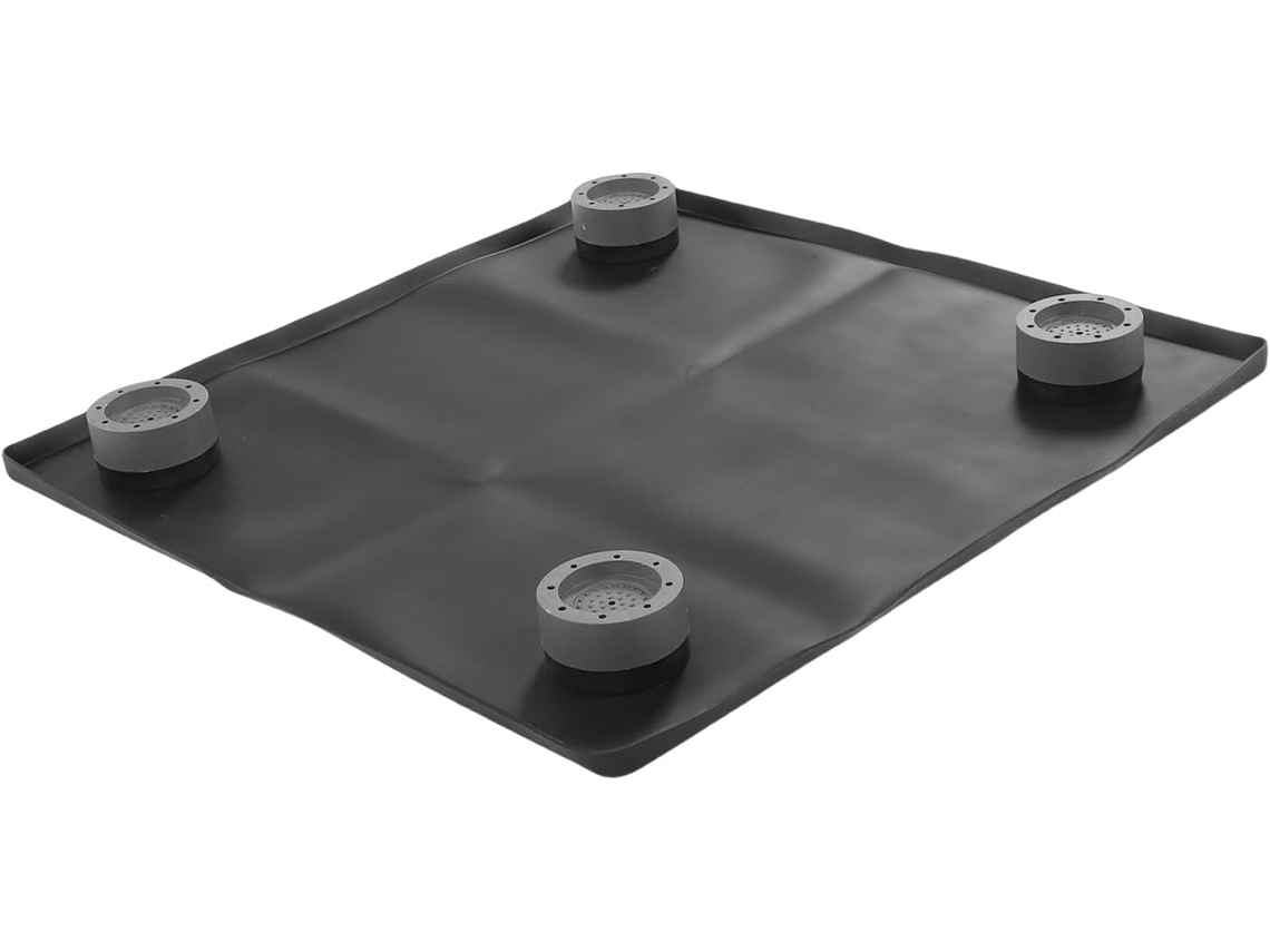 Focket Mini Tapete de Silicone para Geladeira, Bandeja Coletora de Gotejamento À Prova Vazamentos, Tapete com 4 Pes de