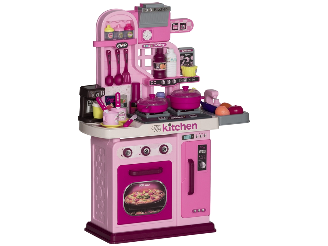 Cozinha 33 Acessórios para 3 6 Anos com Luzes e Sons, Rosa