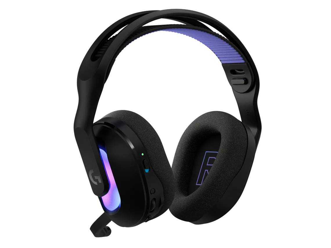 Auscultadores Gaming LOGITECH G522 (Wireless - Over Ear - Microfone - Preto)