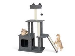 Árvore para gatos com toca, postes, rampa, sisal, bola, NORTHIX