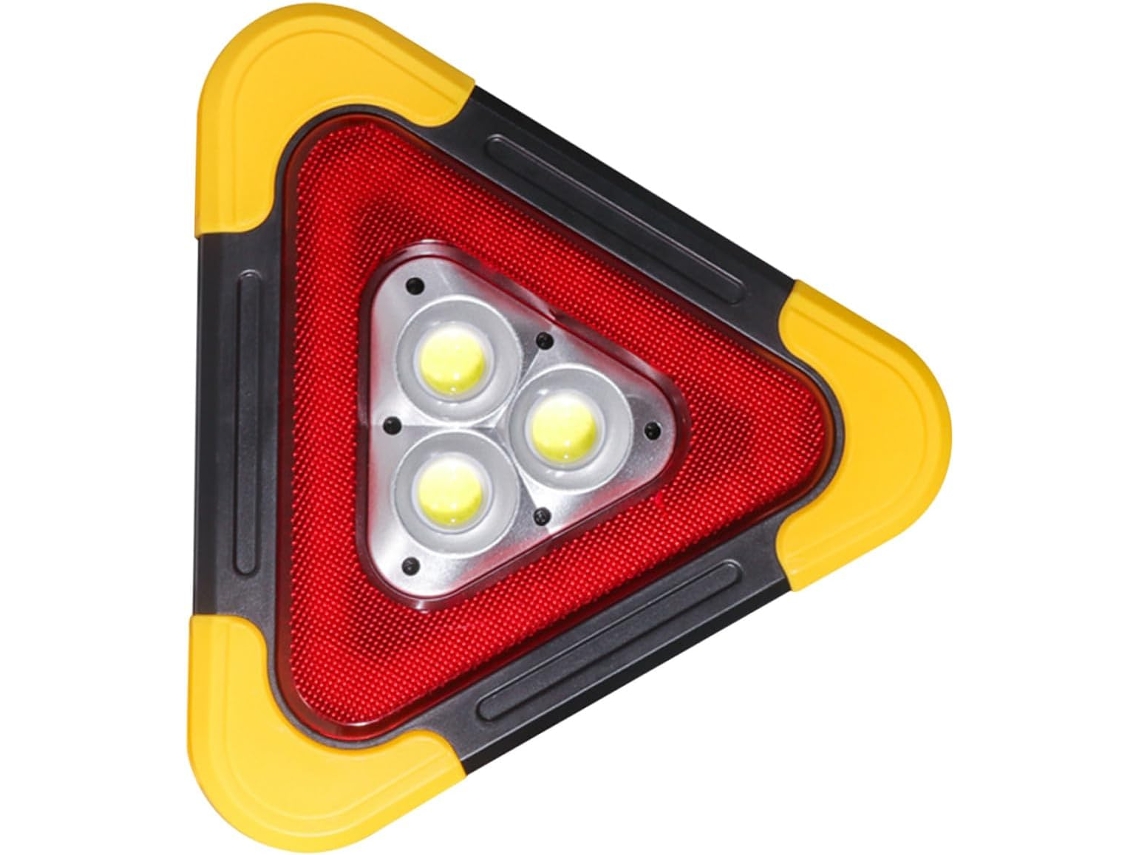 Luz De Advertência Triangular Portátil De Led Para Carro