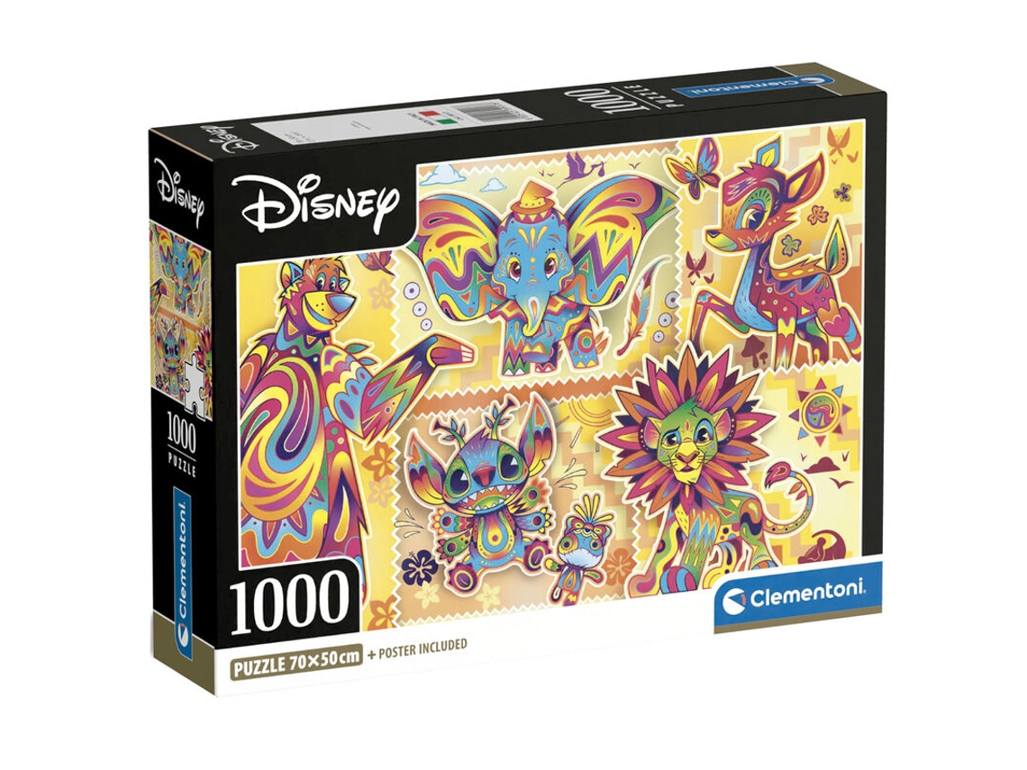 Quebra-cabeça clássico Disney 1000 peças Clementoni