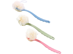 Lurelia Kit De 3 Escovas Esponja De Banho De Cuidado Corporal, Cabo Longo E Massagem Suave, Uso Diário Prático