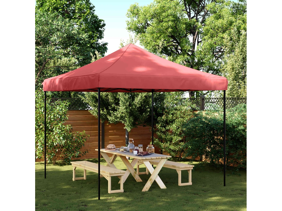 Vidaxl Tenda De Festa 292 X 292 X 315 Cm Borgonha Tecido Oxford
