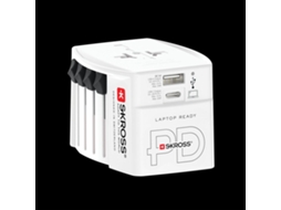 Adaptador De Viagem Universal Skross Com Usb, A/usb, C 30w Pd