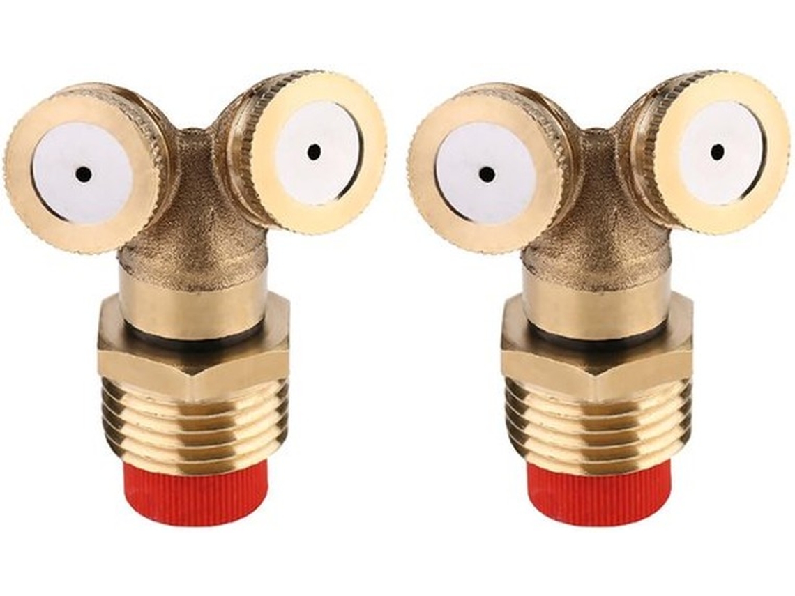 Sproeier 2 Em Unidades - Aço - Sproeitador De Jardim - Sproeitador De Irrigação - Econômico Em Água - Função Ultraperformante - Dimensões 5,2 Cm - Spr