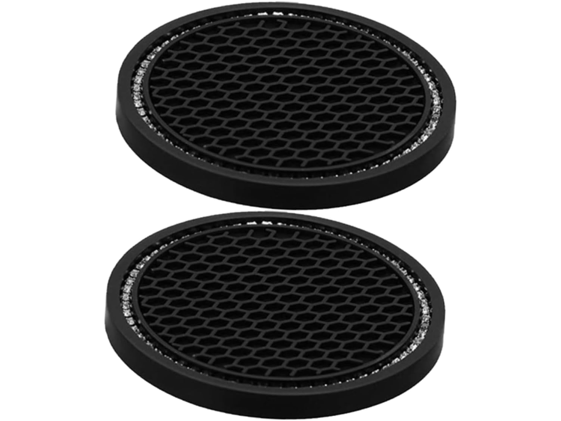 Conjunto De 2 Porta-copos De Silicone Para Carro Com Strass, Antiderrapantes, Masculinos.