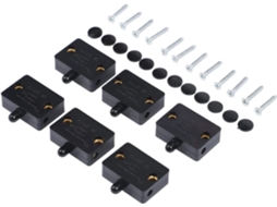 Solução Para Controle De Iluminação Guarda Roupas, Pacote Com 6 Interruptores De Porta Led Compactos Normalmente