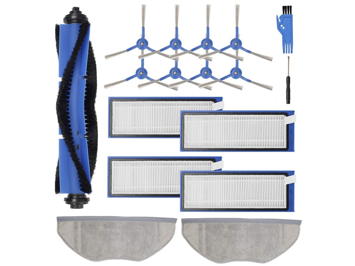 Kit de peças de reposição de acessórios para aspirador de pó para aspirador robô híbrido Eufy Robovac L70