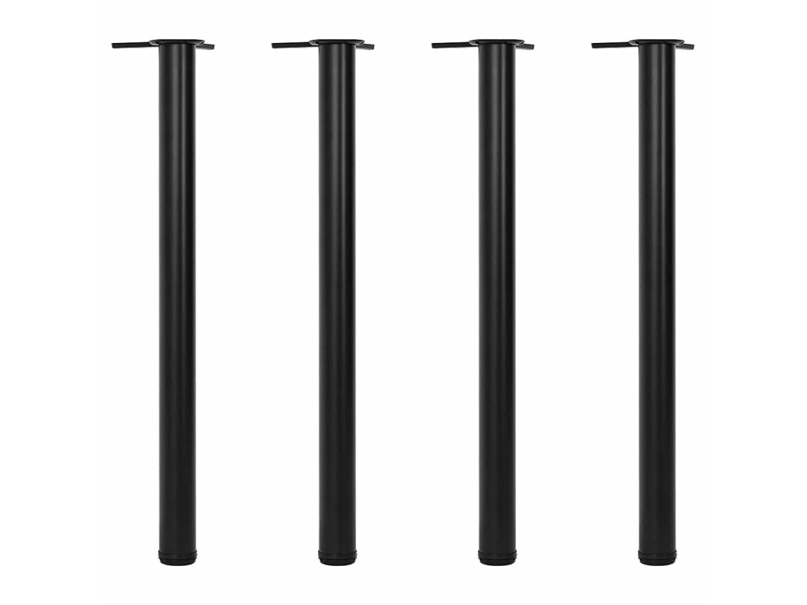 Conjunto 1 Perna De Mesa Vidaxl Preto Ferro