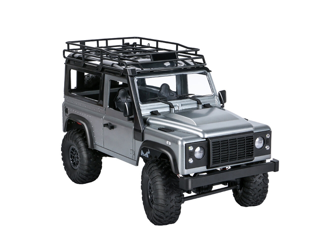 Kit Mnrc Mn99s Prata 1/12 4wd Rc Carro Diy Desmontado Para Land Rover Rock Crawler Luz Led Escalada Veículos De Caminhão Off-road Modelos Brinquedo