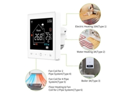 Laxiscreed Termóstato De Bobina Para Ventilador Com Wi-fi E Compatibilidade Modbus 485