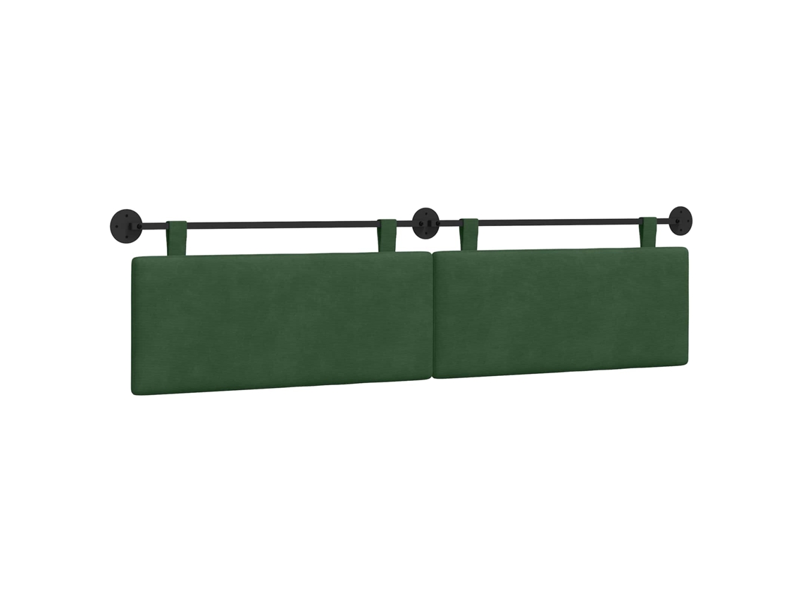 Conjunto 1 Cabeceira Suspensa Vidaxl Verde Cordão (210 X 55 X 5 Cm)