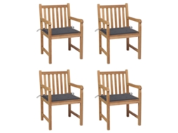 Garden Chair, Garden Chairs Vidaxl Antracite Madeira (n/a)
