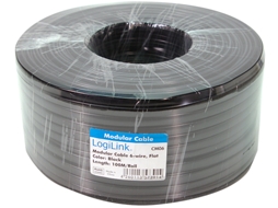 Cabo Telefônico Logilink 100 M 6 Núcleos Plano Branco LOGILINK PROFESSIONAL