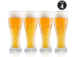 o Conjunto de Quatro Peças Inclui uma Caneca de Cerveja Pilsner com Tema Nuclear, uma Gravada e uma Artesanal de 473 Ml AQUAFORGE (16 Onças)