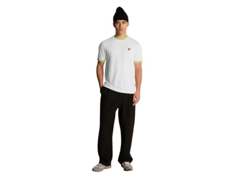 T-shirt De Homem Lyle E Scott Algodão Branco (xl)